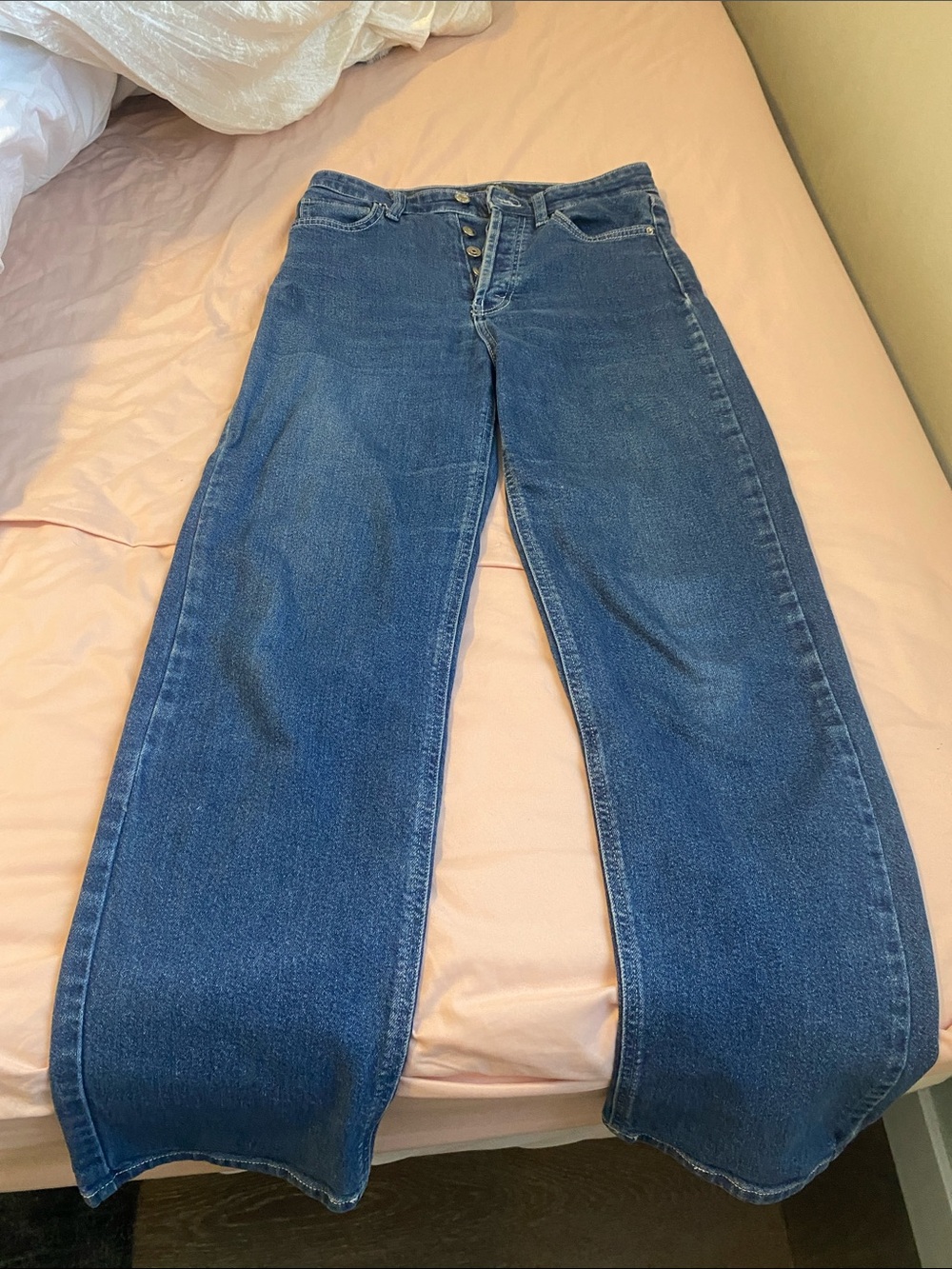 Super High-Rise Straight Jeans
